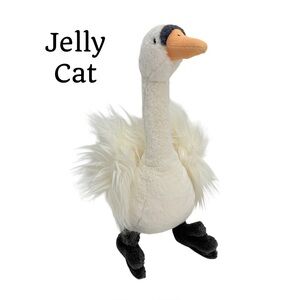 Jellycat Solange Cream and Black Swan Plush